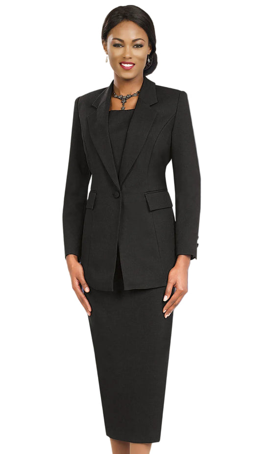 Ben Marc 2295-BLK-QS Church Suit