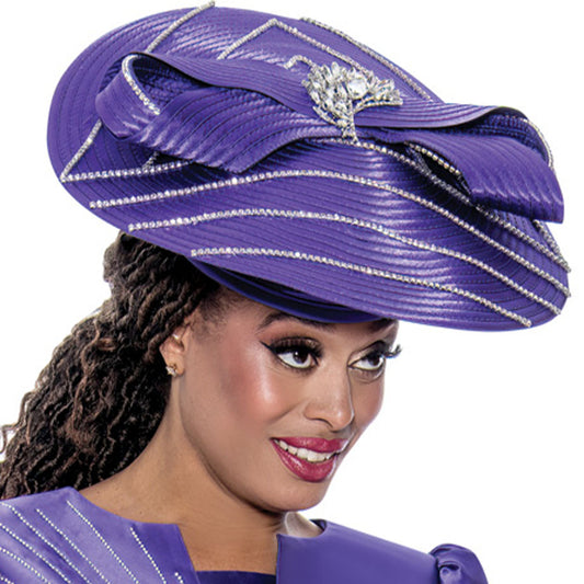 GMI G10212-PUR-H-IH Church Hat