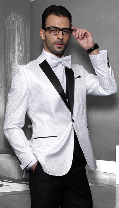 Mens Church Suit Bellagio-WHT-CO