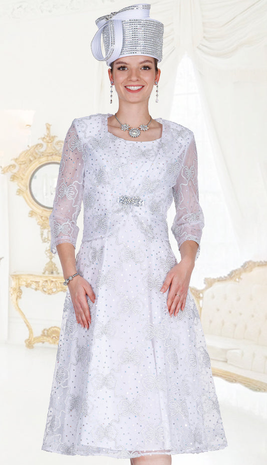 Elite Champagne 6459 Church Dress