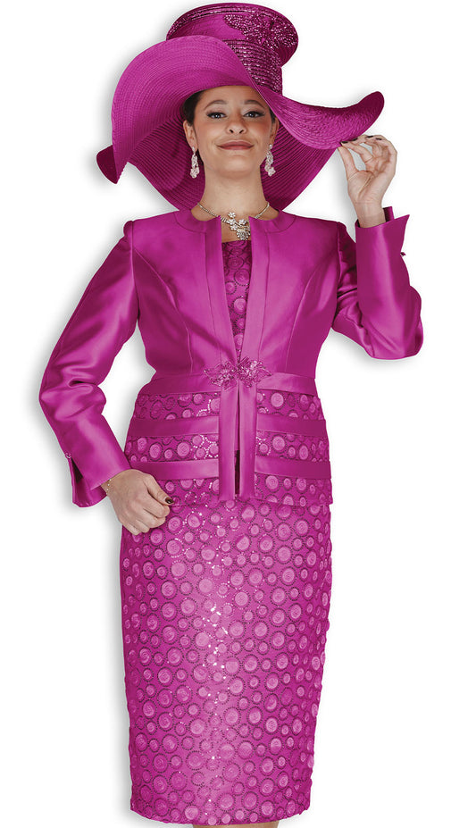 Elite Champagne 6457-FCH-H Church Hat