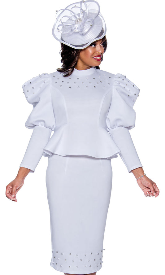 Stellar Looks SL1402-WHT-IH Church Suit