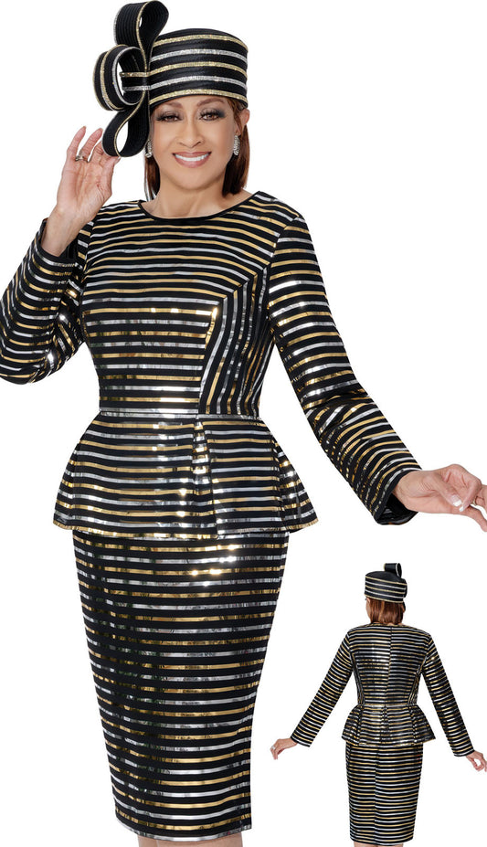Dorinda Clark Cole 309821-BLK-QS Church Suit