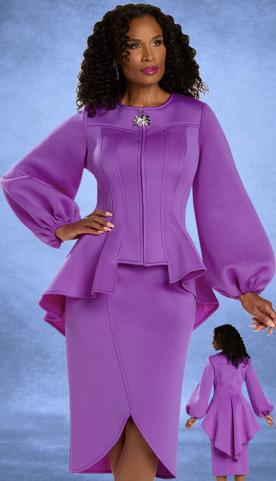 Donna Vinci 12128-QS Church Suit