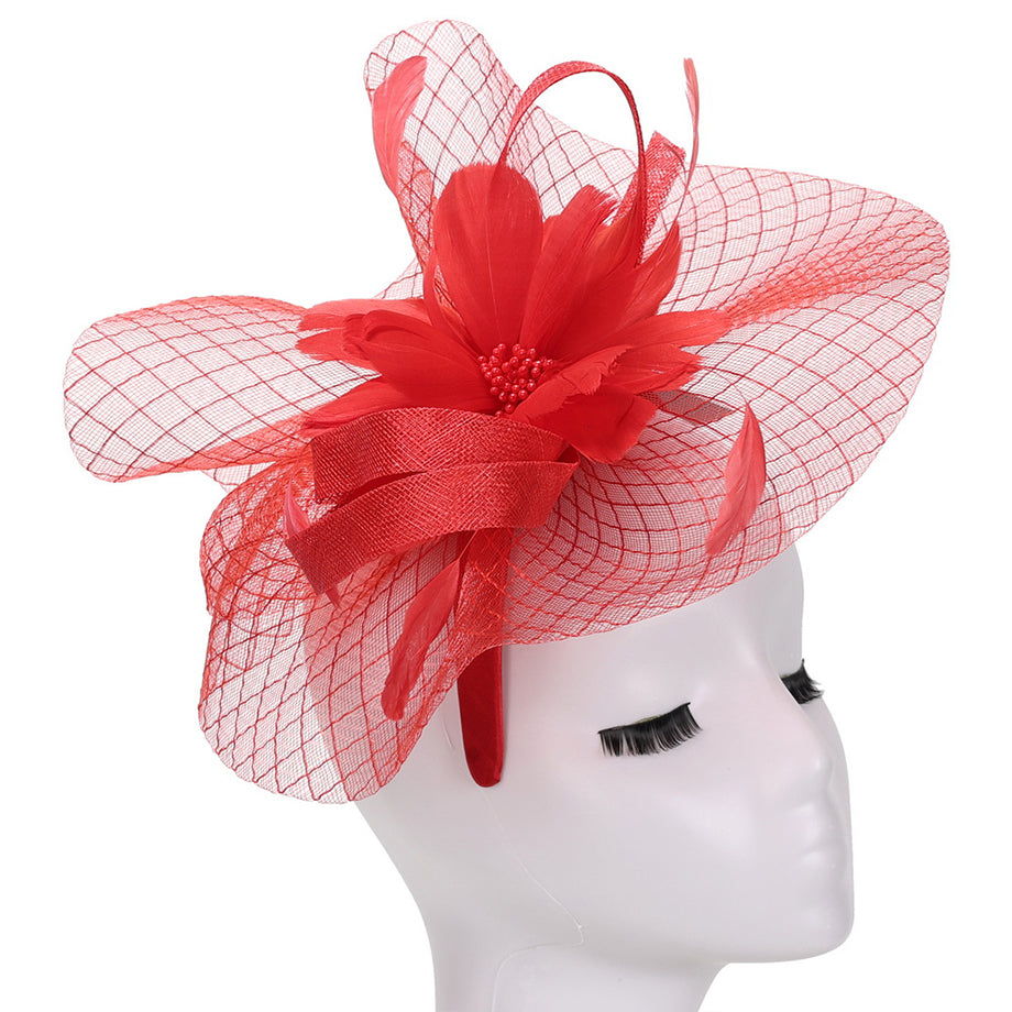 Giovanna HM982-RED Church Hat