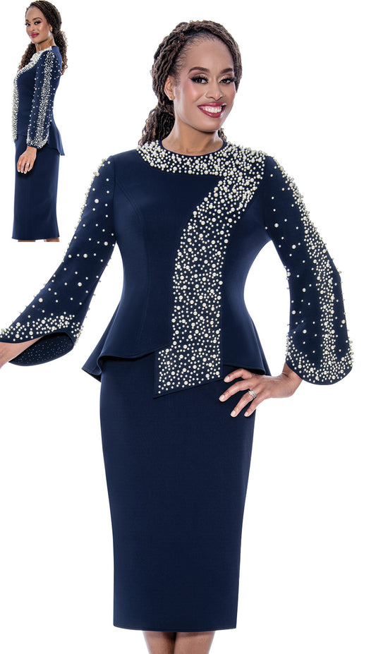 Stellar Looks SL600342-NAV Church Dress