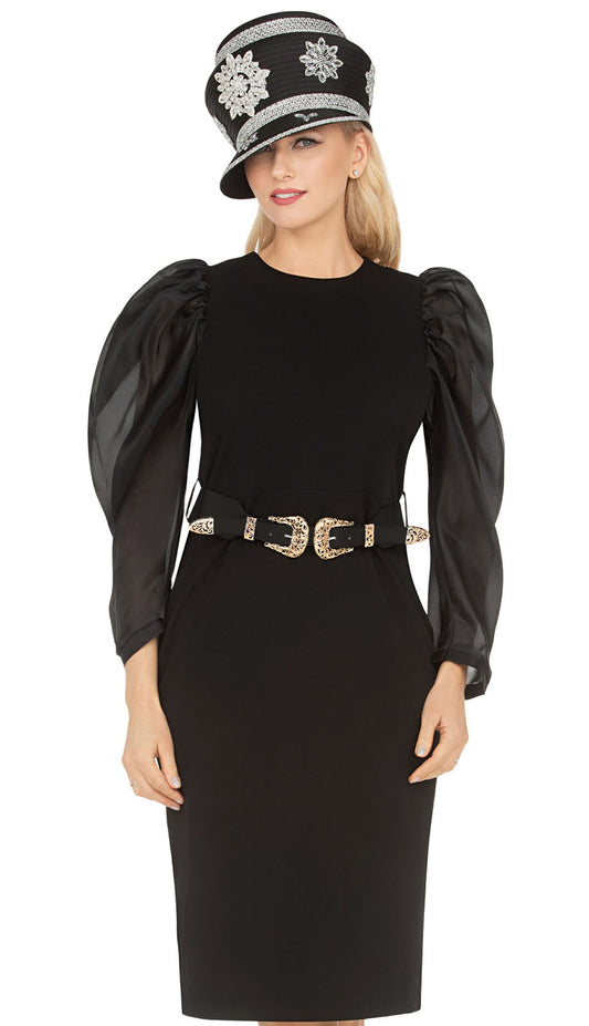 Giovanna DP2427-BLK Church Dress