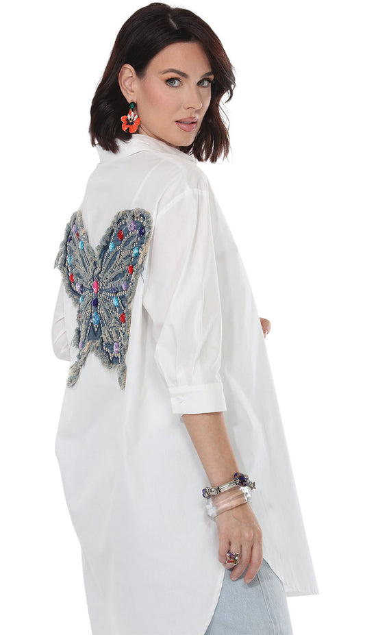 Love the Queen 17604-WHT Tunic