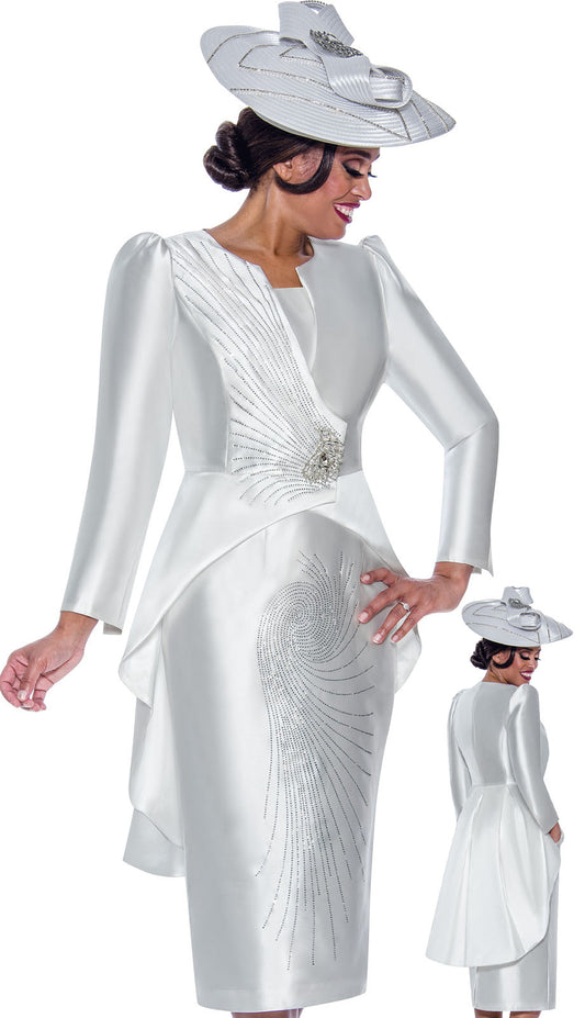 GMI G10212-WHT-QS Ladies Church Suit