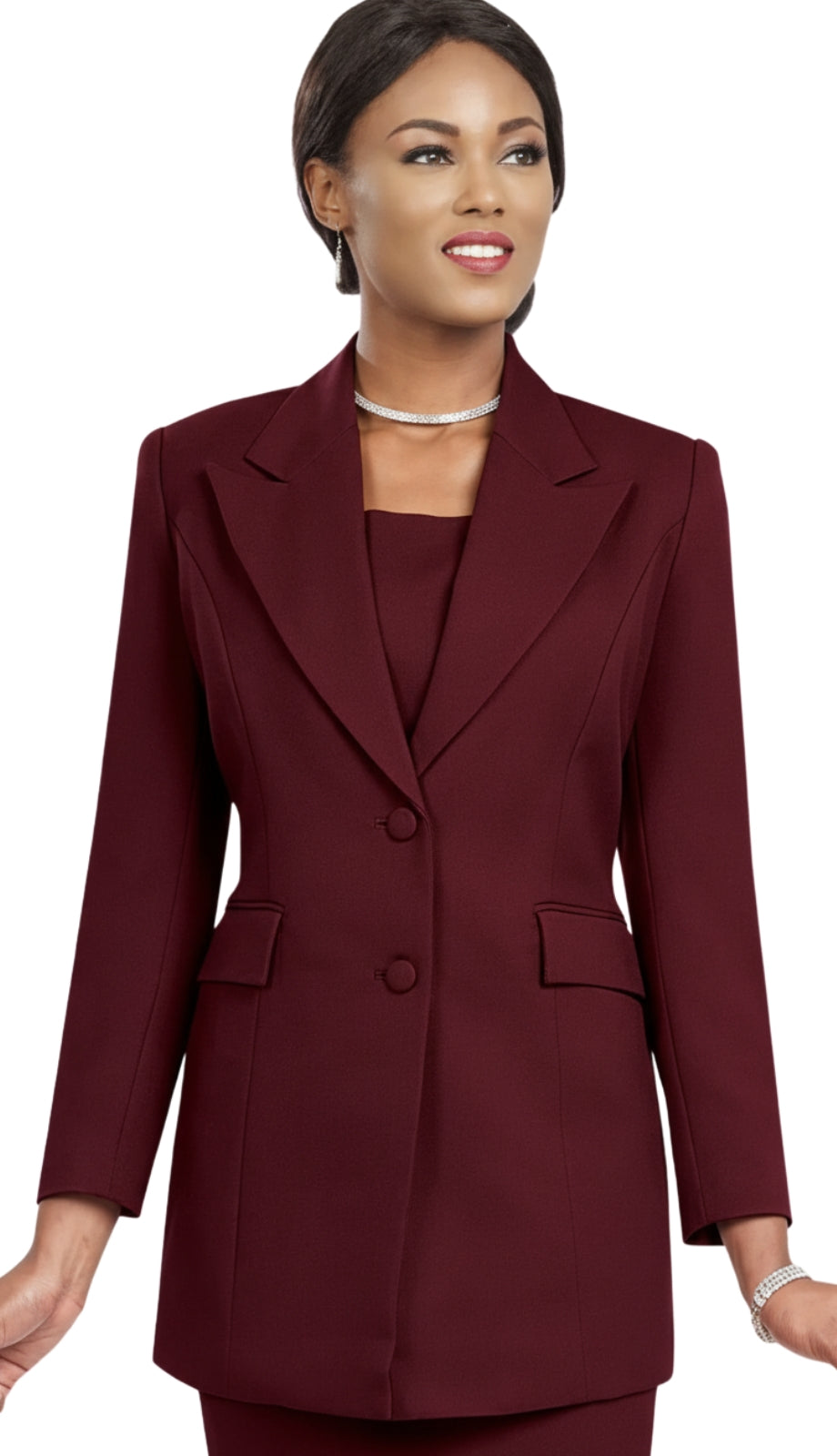 Ben Marc 2299-BUR Church Suit for Women