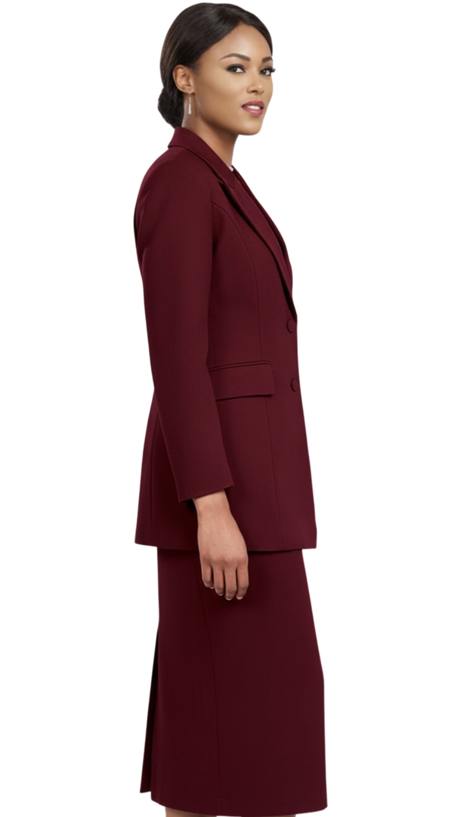 Ben Marc 2299-BUR Church Suit for Women