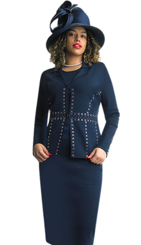 Lily And Taylor 769-YEL Womens Church Suit