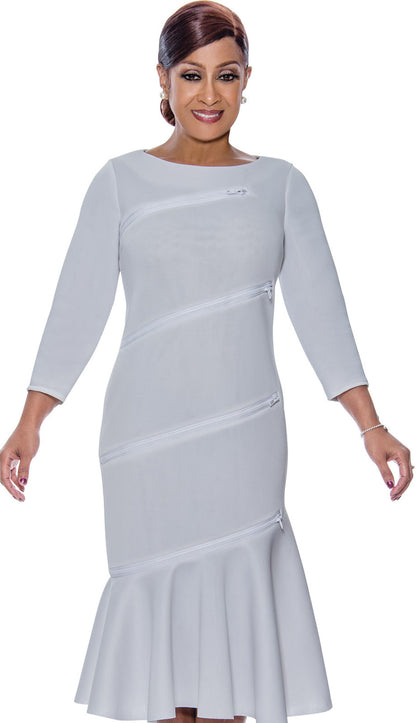 Church Dress 4971-QS-WHT Dorinda Clark Cole