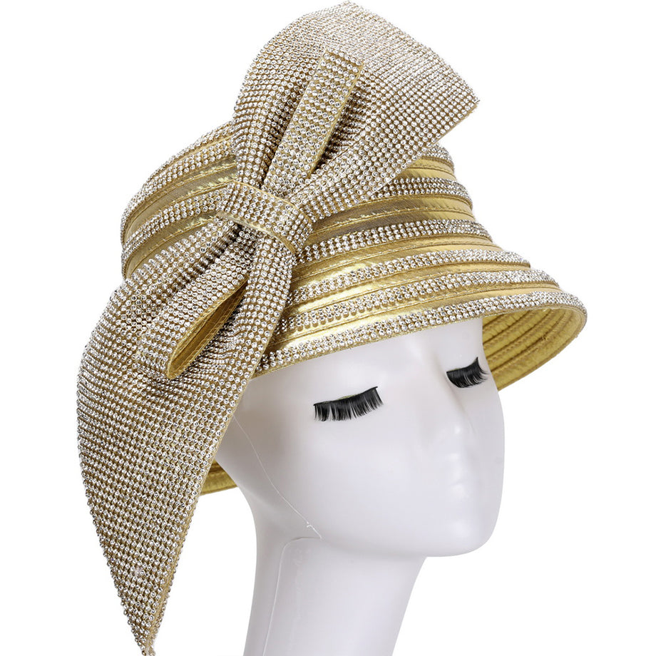 Giovanna HM1016-GLD Church Hat