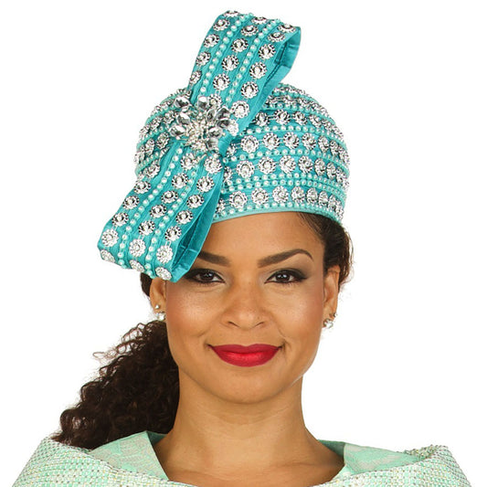 Giovanna HR22126-TUR-QS Church Hat