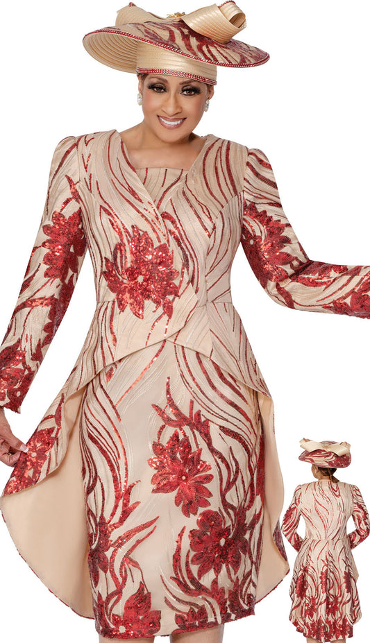Dorinda Clark Cole 309872-MLT-QS Womens Church Suit