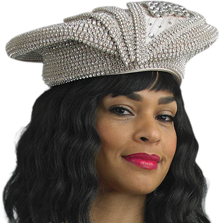 Lily And Taylor H382-WHT Church Hat