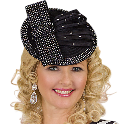 Lily And Taylor H275-BLK Church Hat