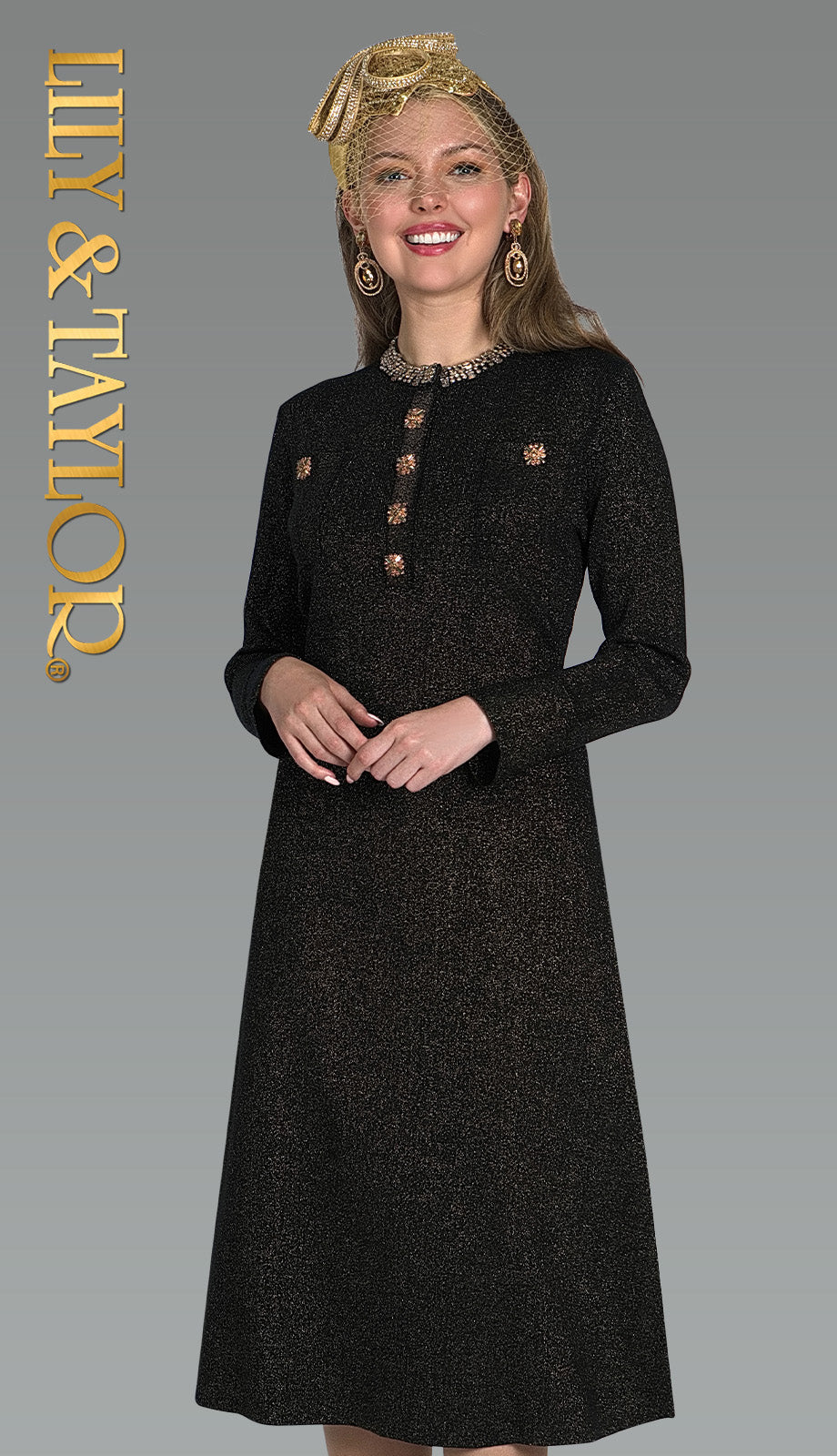 Lily And Taylor 928-OLV Church Dress