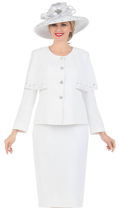 Giovanna S0736-WHT-H Church Hat