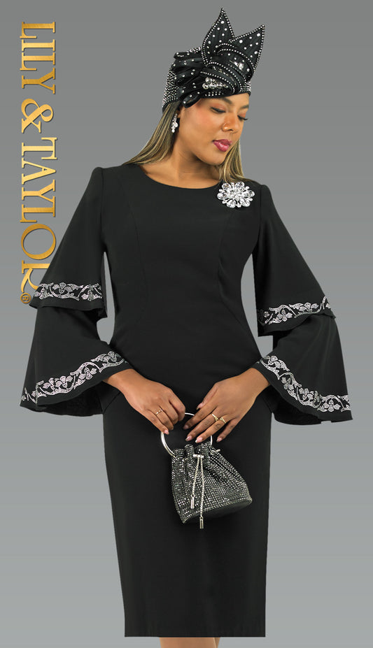 Lily And Taylor 4878-BLK-QS