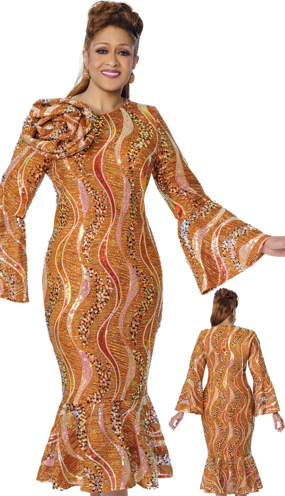 Dorinda Clark Cole 310461-QS Church Dress
