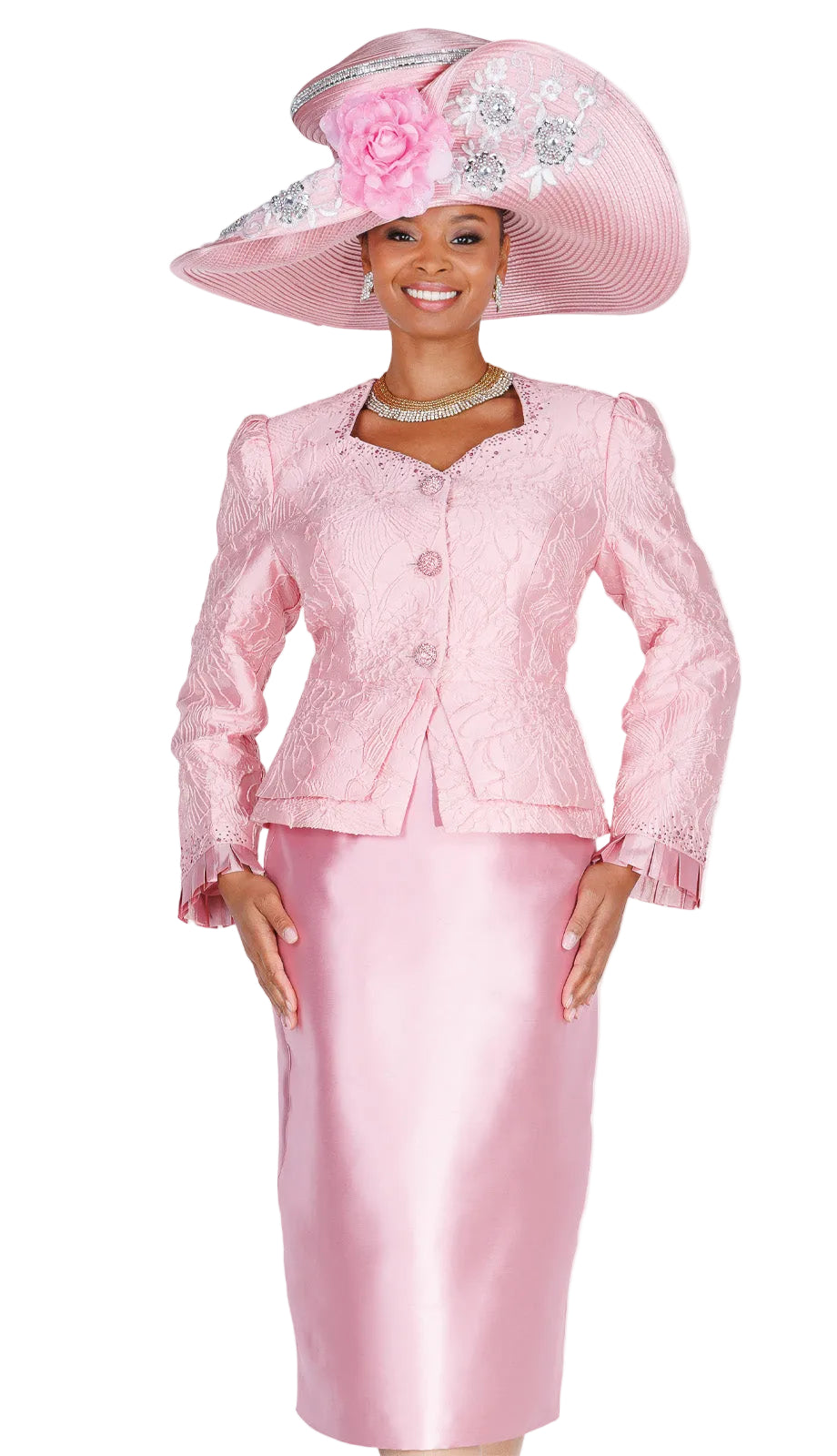 Elite Champagne 6263-H Church Hat