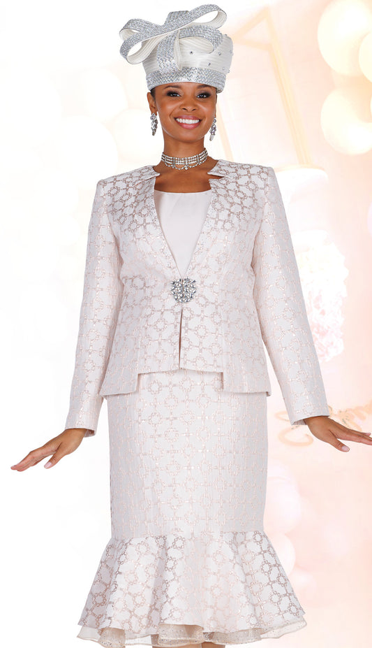 Champagne H6415 Church Hat