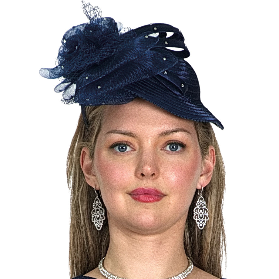 Lily And Taylor H166-PUR Church Hat