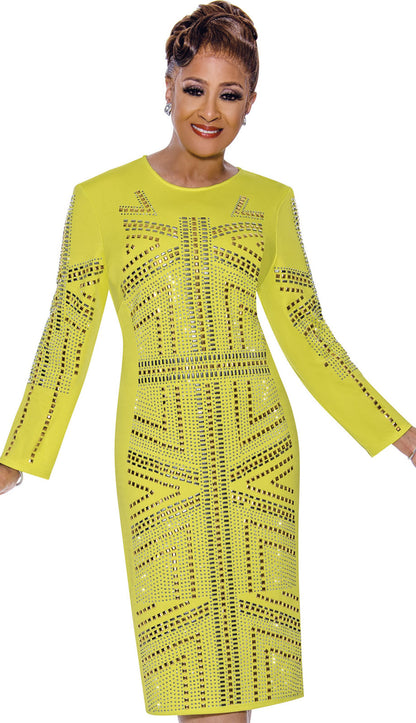 Dorinda Clark Cole 5431-GRN-IH Church Dress