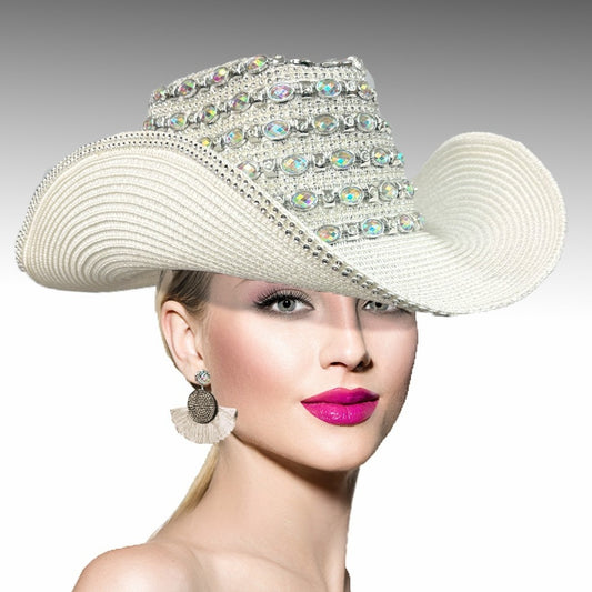 Church SC2443B-WHITE Womens Hat