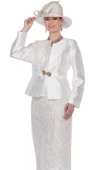 Aussie Austine 5856-WHT-QS Church Suit