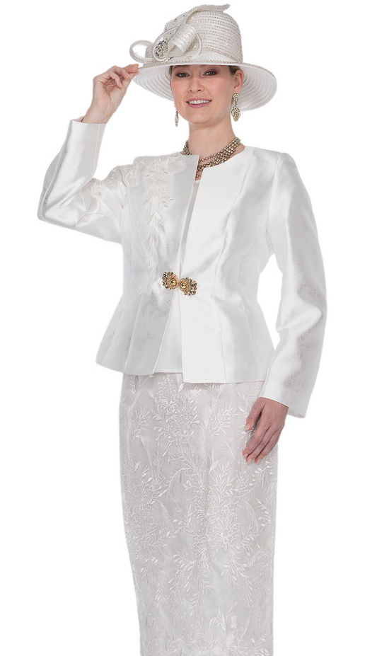 Aussie Austine 5856-WHT-QS Church Suit