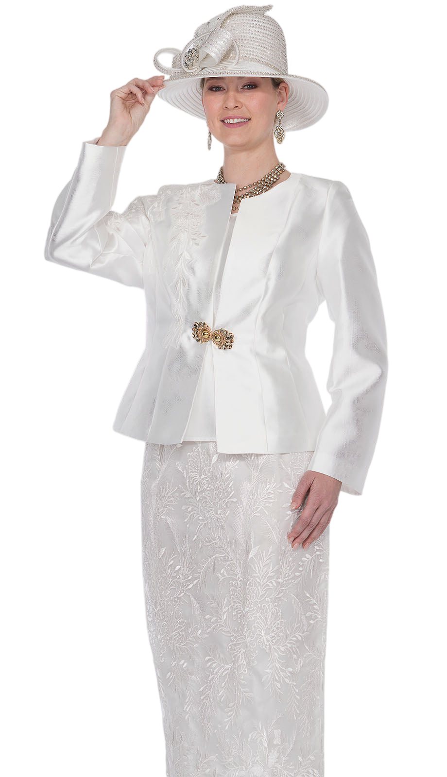 Aussie Austine 5856-WHT-IH Church Suit