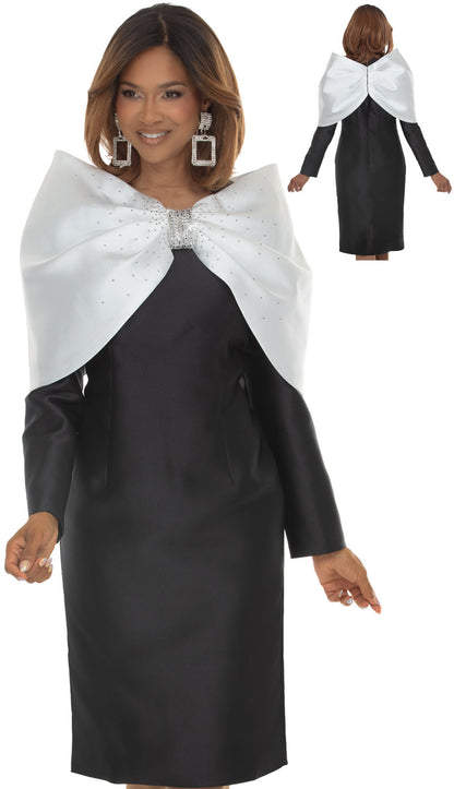 Donna Vinci 12291-BOW Church Dress