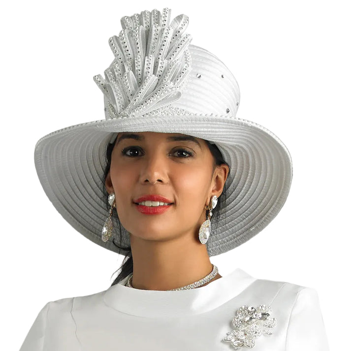 Lily And Taylor 848-BLK-HAT Church Hat main image 1