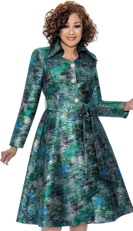 Dorinda Clark Cole 309101-MLT-QS Church Dress