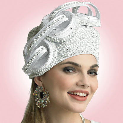 Lily And Taylor Hat H145-WHT