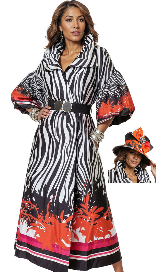 Donna Vinci 12248-BWO Church Dress