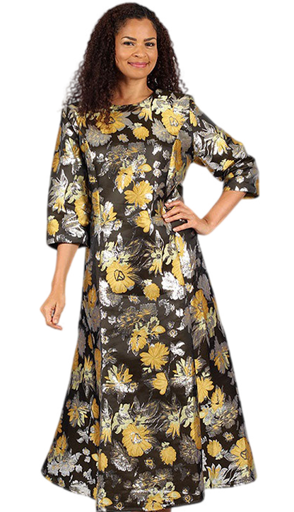 Diana Couture 8750-GLD Church Dress
