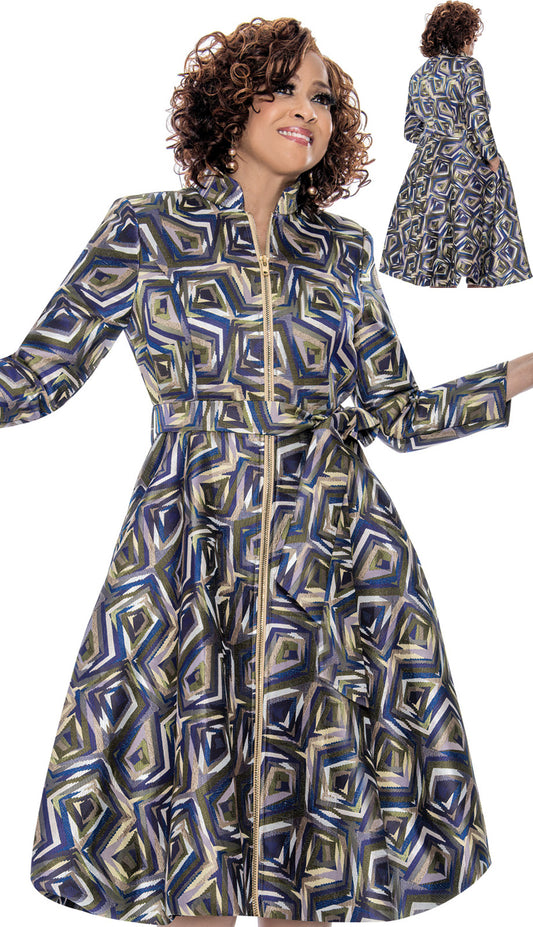 Dorinda Clark Cole 309111-MLT-QS Church Dress