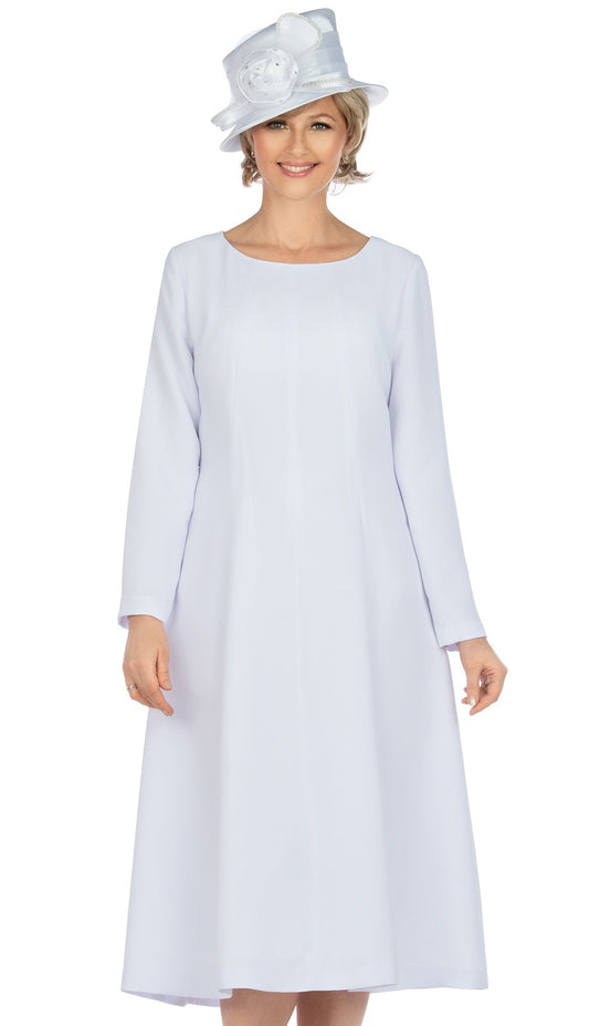 Giovanna D1451-WHT-CO Church Dress