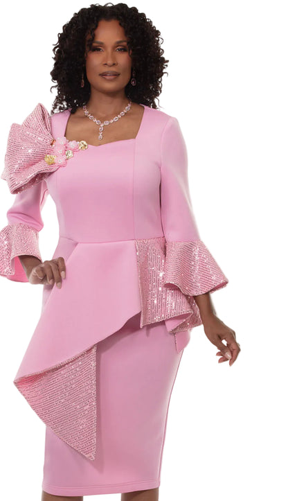 Lisa Rene 3388-PINK Church Suit