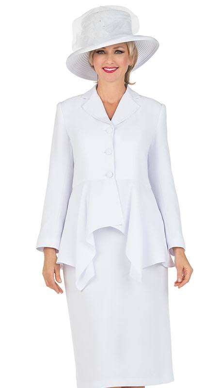 Giovanna 0917-WHT Church Suit