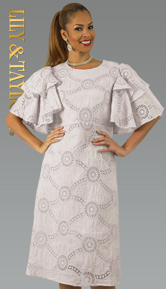 Lily And Taylor 4994-WHT HAT H130