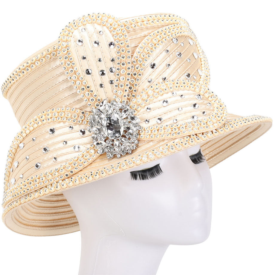 Giovanna HR22132-CHM Church Hat