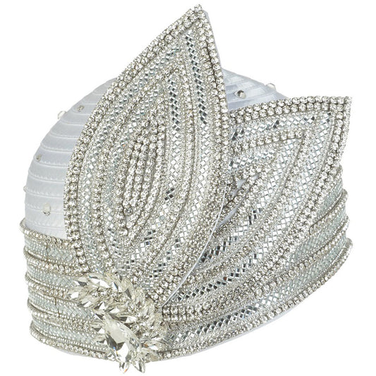 Giovanna HR22127-WHT Womens Church Hat