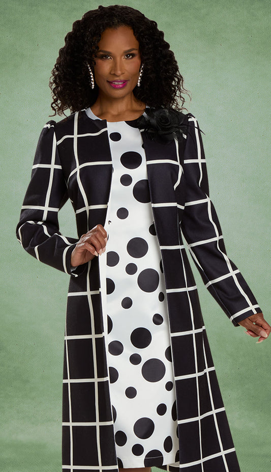 Donna Vinci 12132-BWW-QS Church Dress