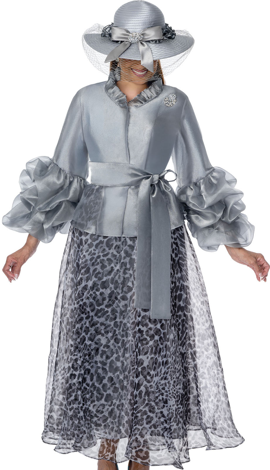 Dorinda Clark Cole 310483-SLV-QS Church Dress