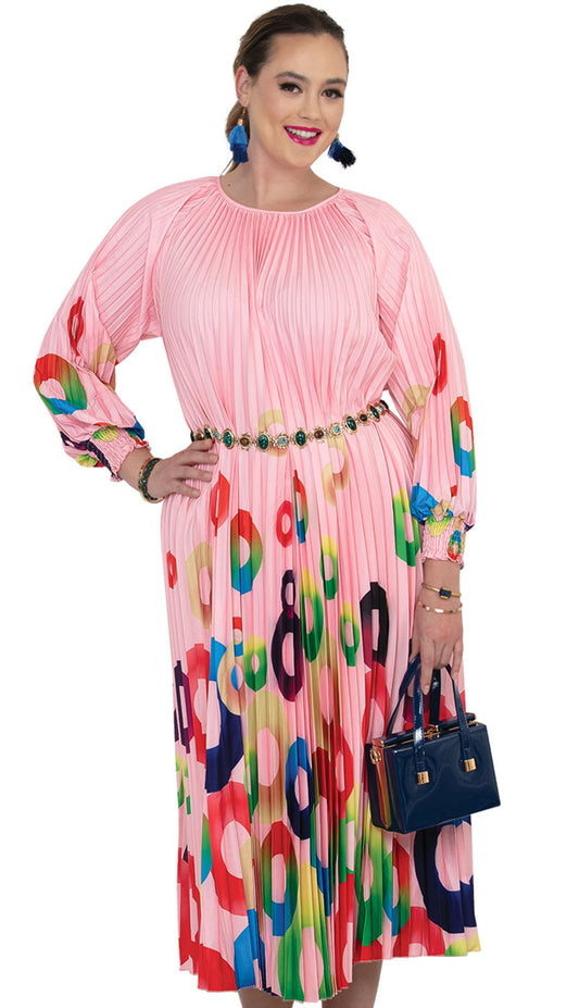 Luxe Moda LM513-PNK Church Dress